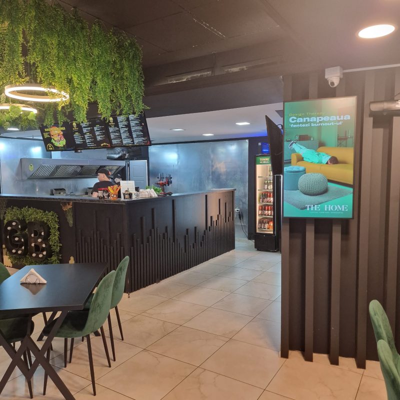 Reteaua Digitala DOOH Indoor - Gigi Burger