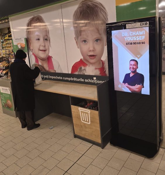 Reteaua Digitala DOOH Indoor - KAUFLAND | B-dul 1 Decembrie 1918 nr. 21 – Constanța