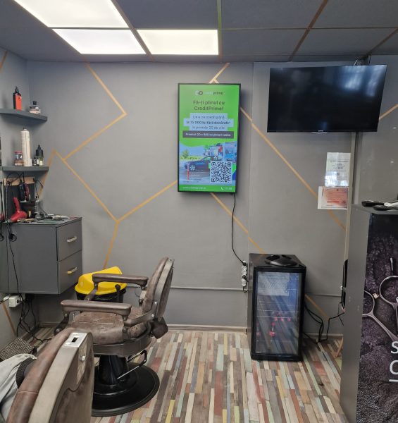 Reteaua Digitala DOOH Indoor - Sud Barber Concept